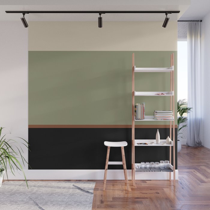 Contemporary Color Block XLVIII Wall Mural Gallery Image 1