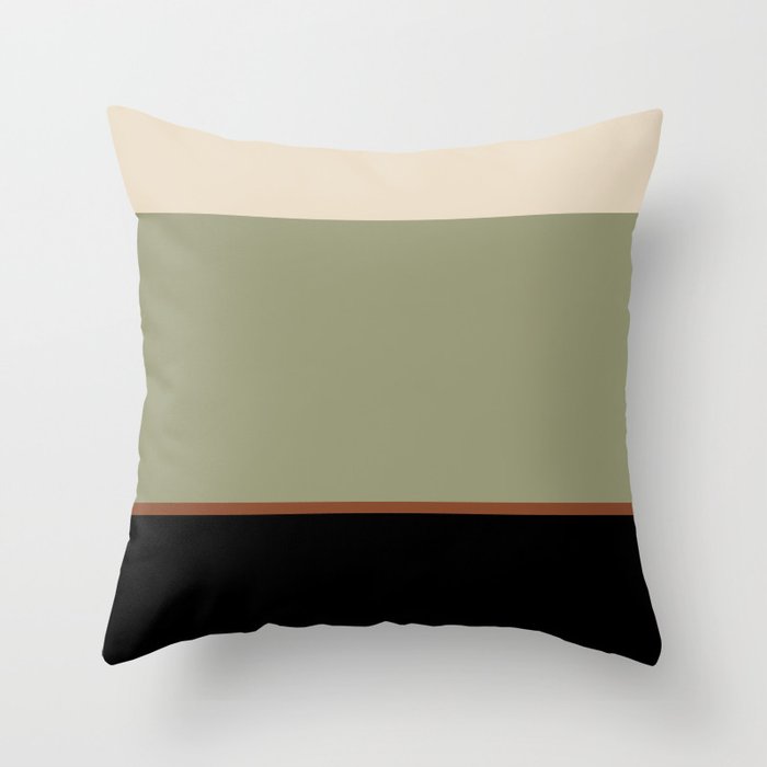 Contemporary Color Block XLVIII Throw Pillow Gallery Image 6