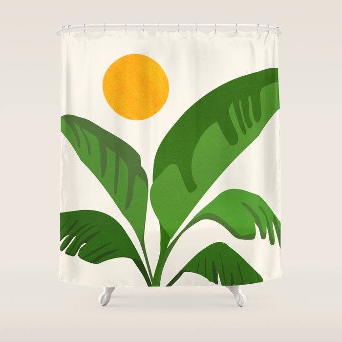 Above The Treetops / Tropical Plant Series Shower Curtain Gallery Image 1