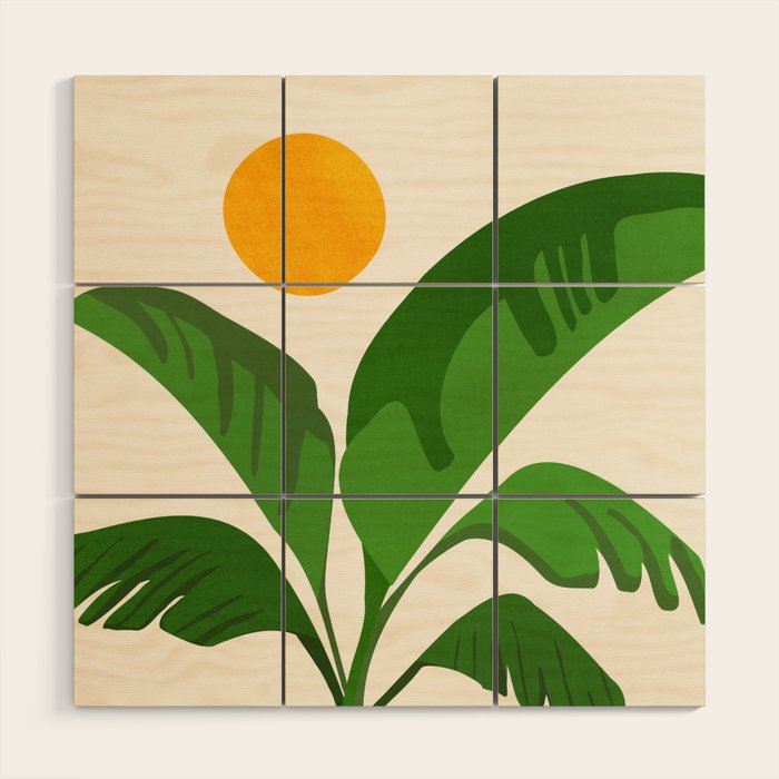 Above The Treetops / Tropical Plant Series Wood Wall Art Gallery Image 1