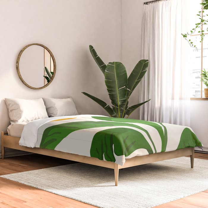 Above The Treetops / Tropical Plant Series Comforter Gallery Image 2