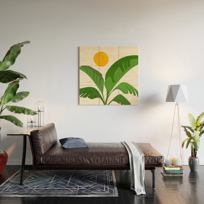 Above The Treetops / Tropical Plant Series Wood Wall Art Gallery Image 2