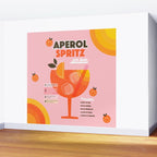 Retro Cocktail Nº1 Aperol Spritz Wall Mural Gallery Image 2