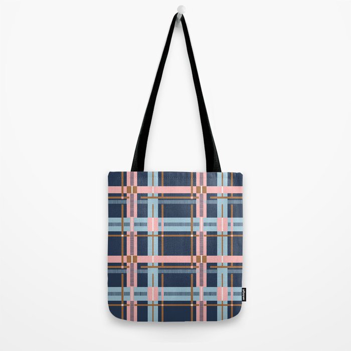 Dark Bold Linear Harmony Tote Bag Gallery Image 2