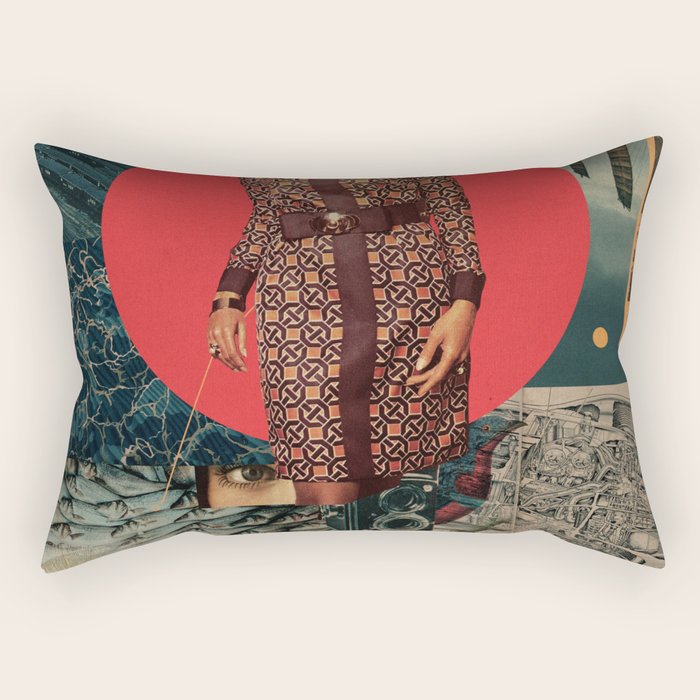 I looked into the Eye of this World Rectangular Pillow Gallery Image 2