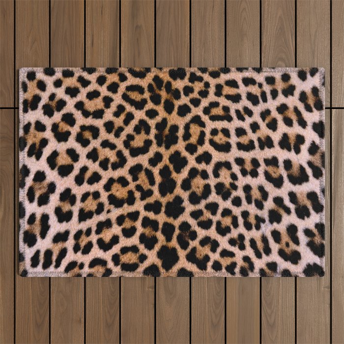 Cheetah Print Outdoor Rug Gallery Image 1