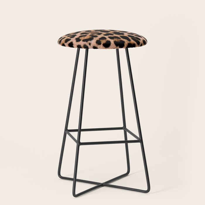 Cheetah Print Stool