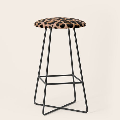 Cheetah Print Stool Gallery Image 1