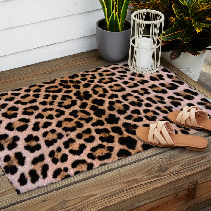 Cheetah Print Outdoor Rug Gallery Image 2