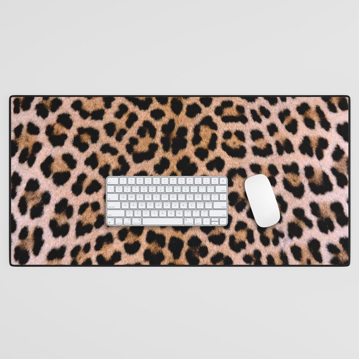 Cheetah Print Desk Mat Gallery Image 1