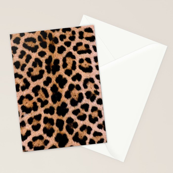 Cheetah Print Stationery Card Gallery Image 2