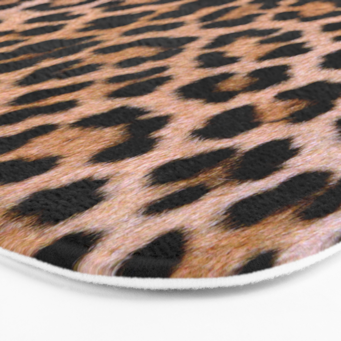 Cheetah Print Bath Mat Gallery Image 3