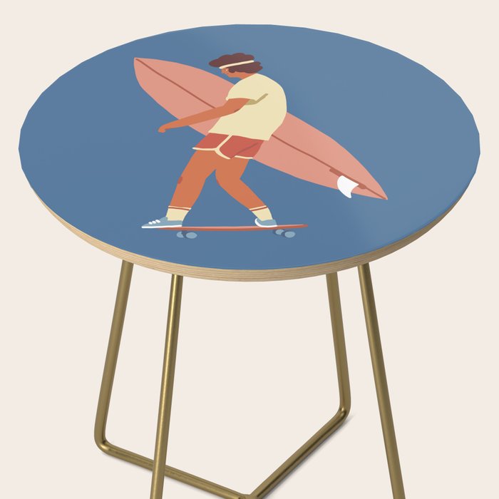 Surf poster Side Table Gallery Image 2