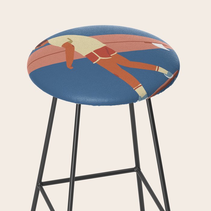 Surf poster Stool Gallery Image 2