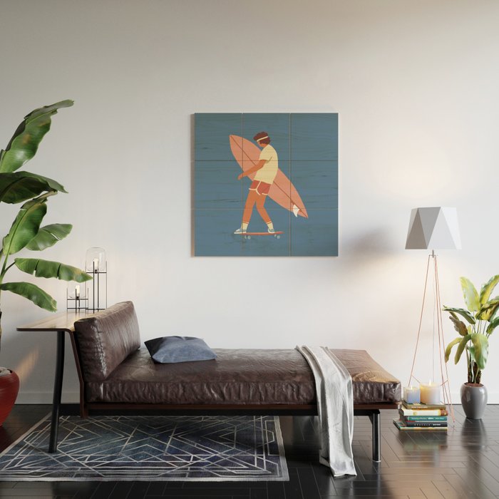 Surf poster Wood Wall Art Gallery Image 2