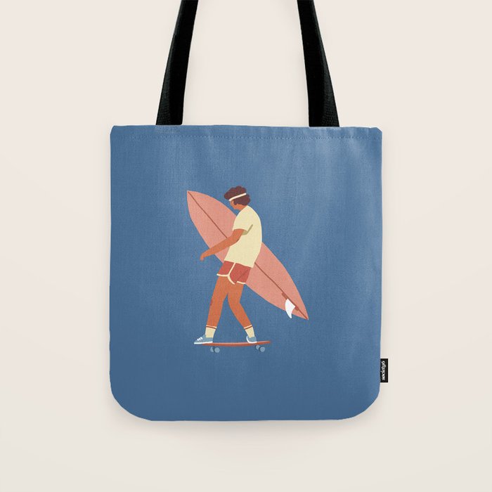 Surf poster Tote Bag Gallery Image 1