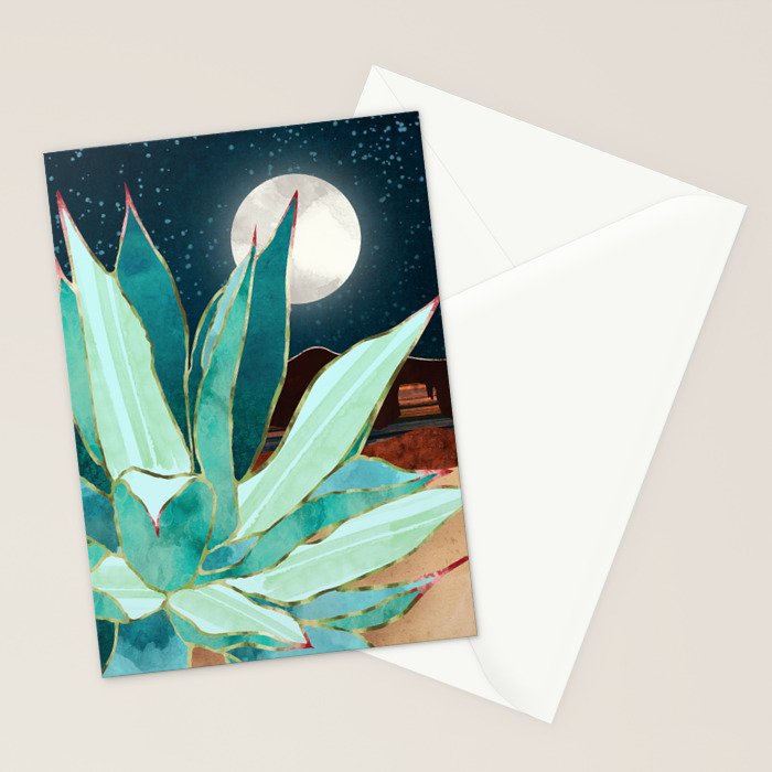 Desert Agave Stationery Card Gallery Image 2
