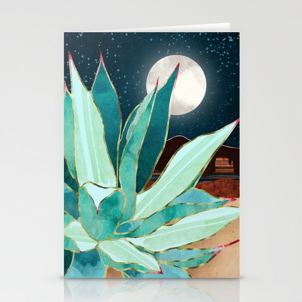 Desert Agave Stationery Card Gallery Image 1