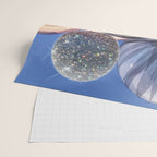 BALLOONS | happy | blue | sky | fly | glitter shine | celebrate | present | sunshine | summer | pink Wrapping Paper Gallery Image 2