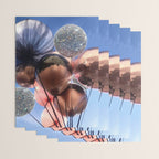 BALLOONS | happy | blue | sky | fly | glitter shine | celebrate | present | sunshine | summer | pink Wrapping Paper Gallery Image 3
