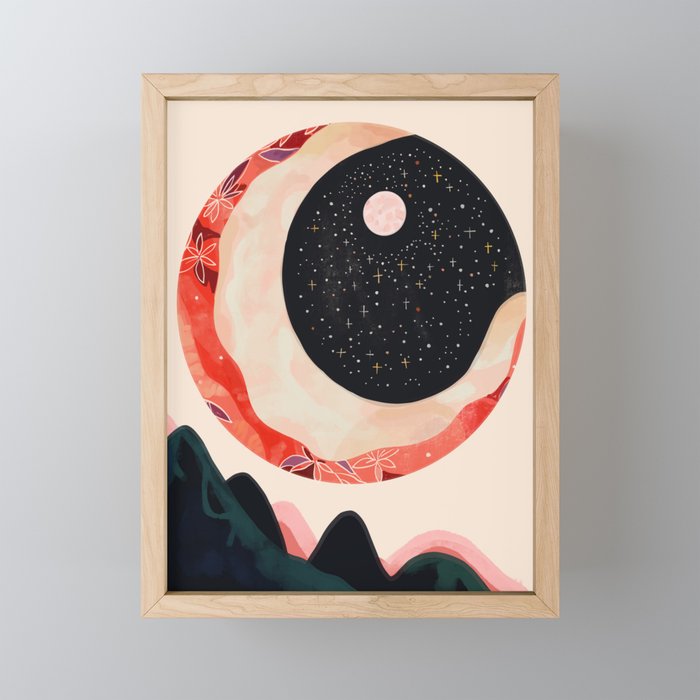 Mystic Moon Mini Art Print Gallery Image 1