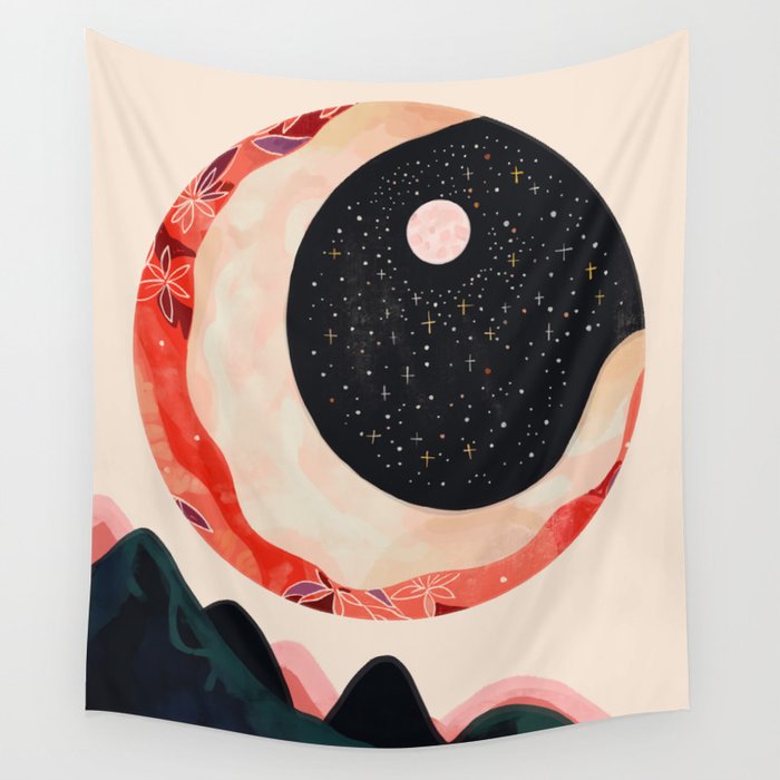 Mystic Moon Wall Tapestry Gallery Image 4