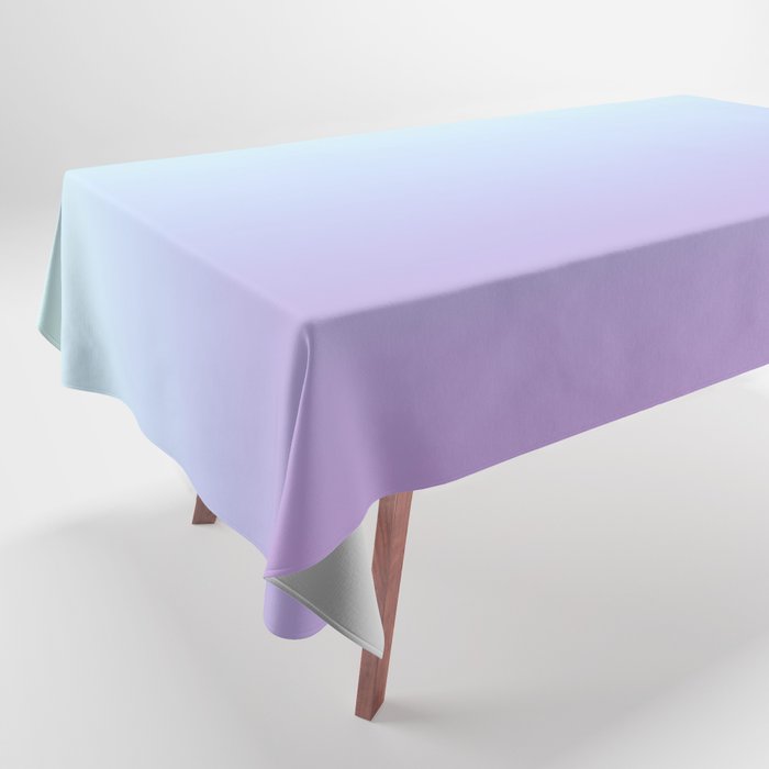 Ombre Color Lavender Blue Shade Tablecloth Gallery Image 1