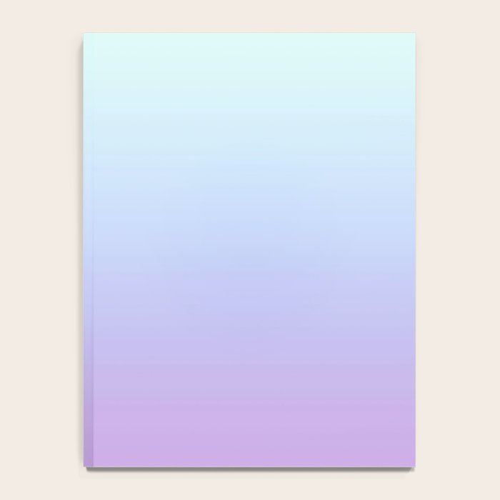 Ombre Color Lavender Blue Shade Notebook Gallery Image 4