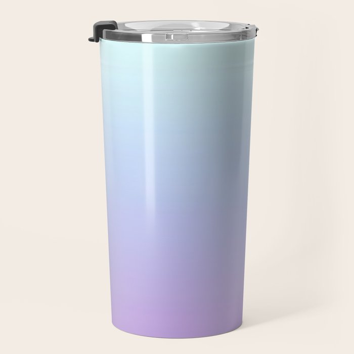 Ombre Color Lavender Blue Shade Travel Mug Gallery Image 3