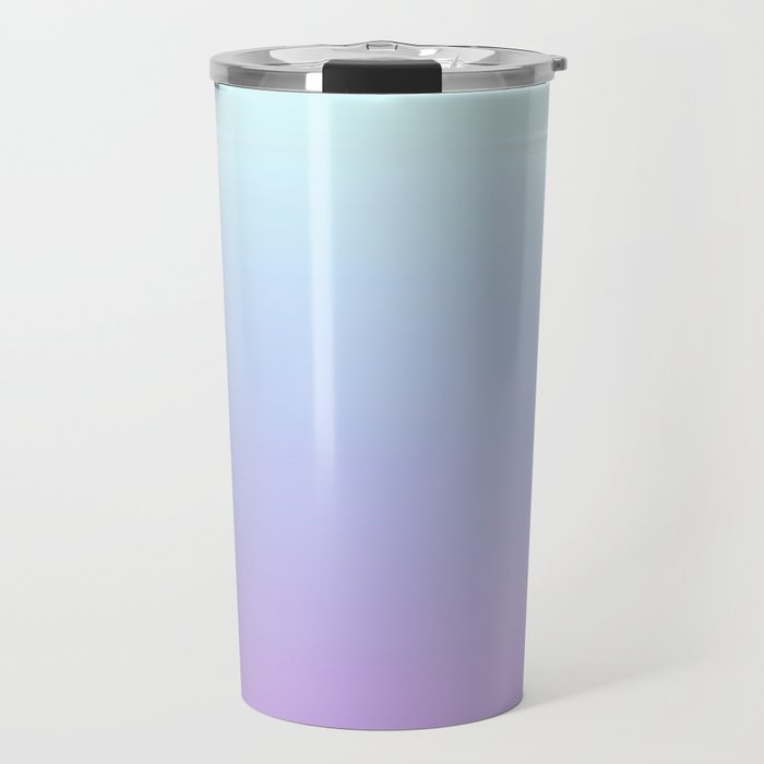 Ombre Color Lavender Blue Shade Travel Mug Gallery Image 1