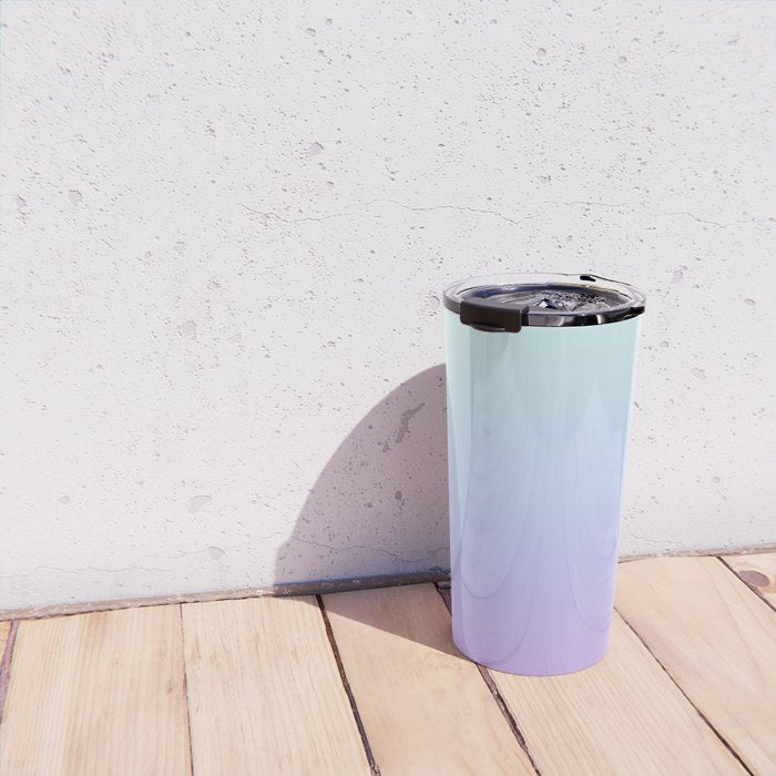 Ombre Color Lavender Blue Shade Travel Mug Gallery Image 4