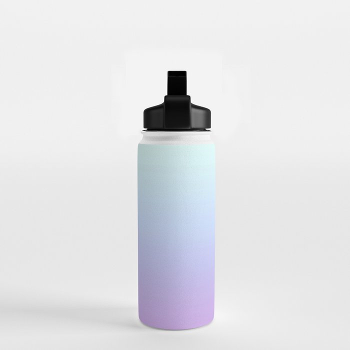 Ombre Color Lavender Blue Shade Water Bottle Gallery Image 2