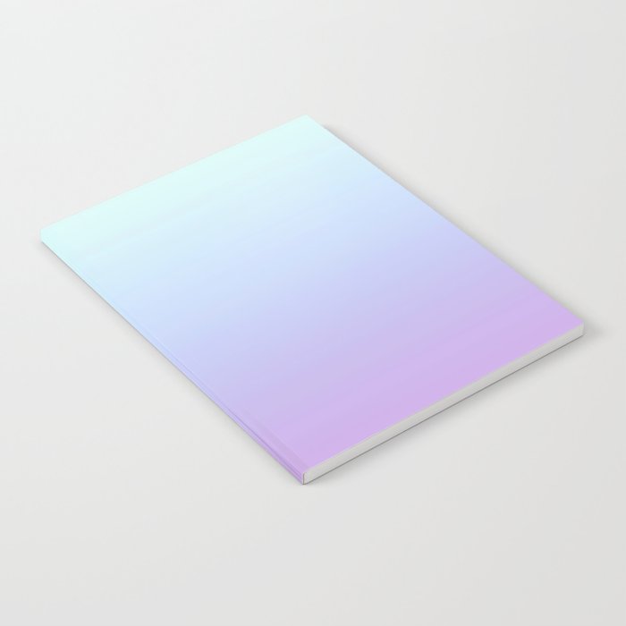 Ombre Color Lavender Blue Shade Notebook Gallery Image 2