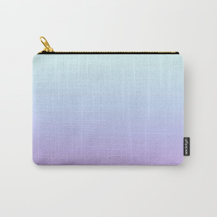 Ombre Color Lavender Blue Shade Carry All Pouch Gallery Image 1