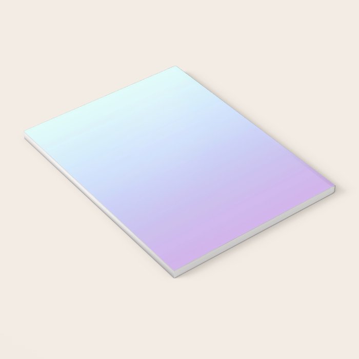 Ombre Color Lavender Blue Shade Notebook Gallery Image 3