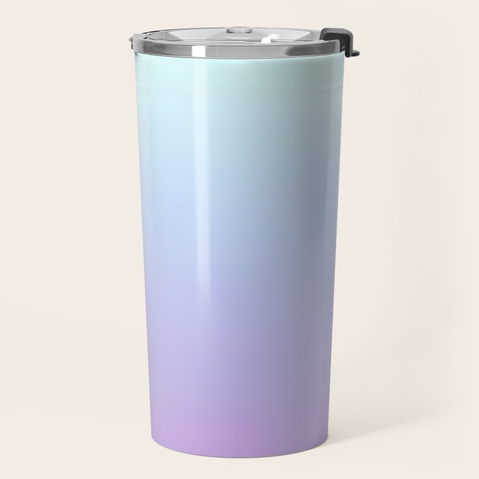 Ombre Color Lavender Blue Shade Travel Mug Gallery Image 2