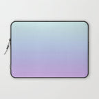 Ombre Color Lavender Blue Shade Laptop Sleeve Gallery Image 1