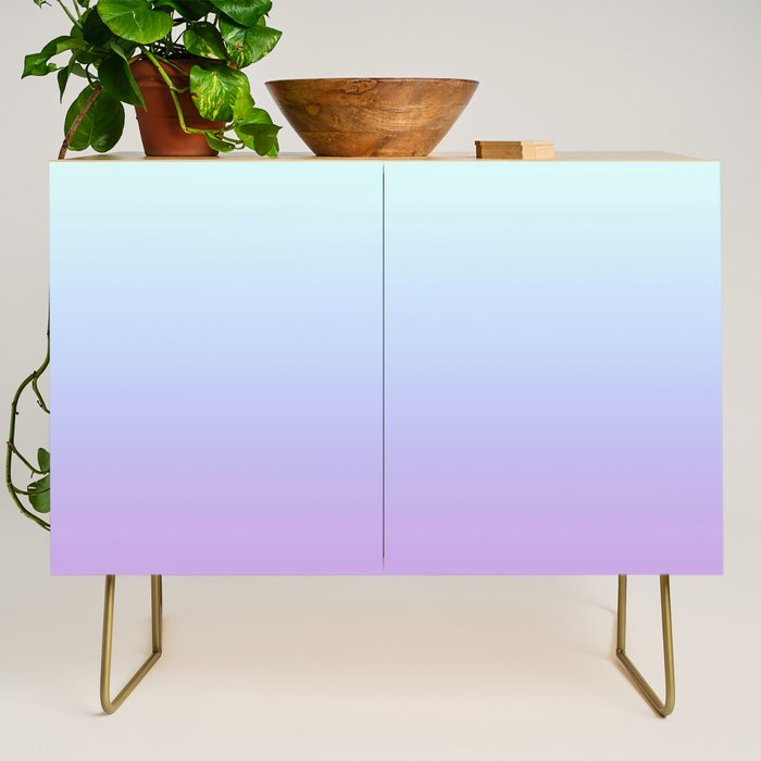 Ombre Color Lavender Blue Shade Credenza Gallery Image 1