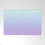 Ombre Color Lavender Blue Shade Welcome Mat Gallery Image 1