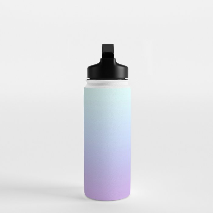 Ombre Color Lavender Blue Shade Water Bottle Gallery Image 3