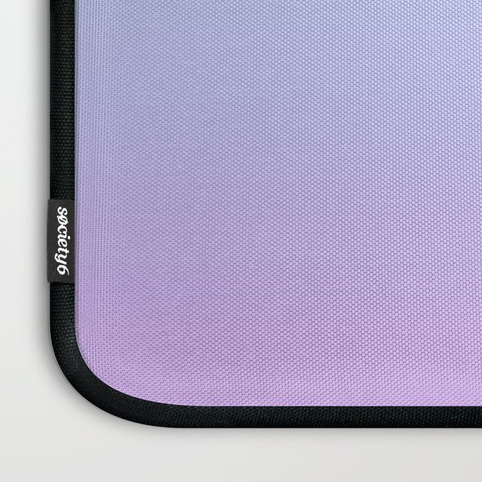 Ombre Color Lavender Blue Shade Laptop Sleeve Gallery Image 3