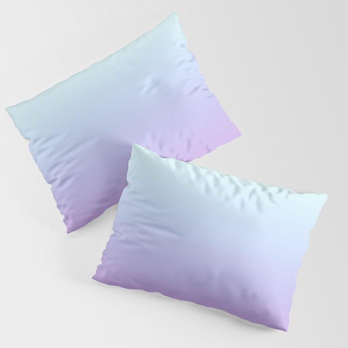 Ombre Color Lavender Blue Shade Pillow Sham Gallery Image 1