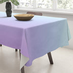 Ombre Color Lavender Blue Shade Tablecloth Gallery Image 3