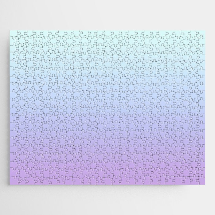 Ombre Color Lavender Blue Shade Jigsaw Puzzle Gallery Image 1
