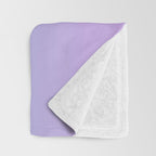 Ombre Color Lavender Blue Shade Throw Blanket Gallery Image 3