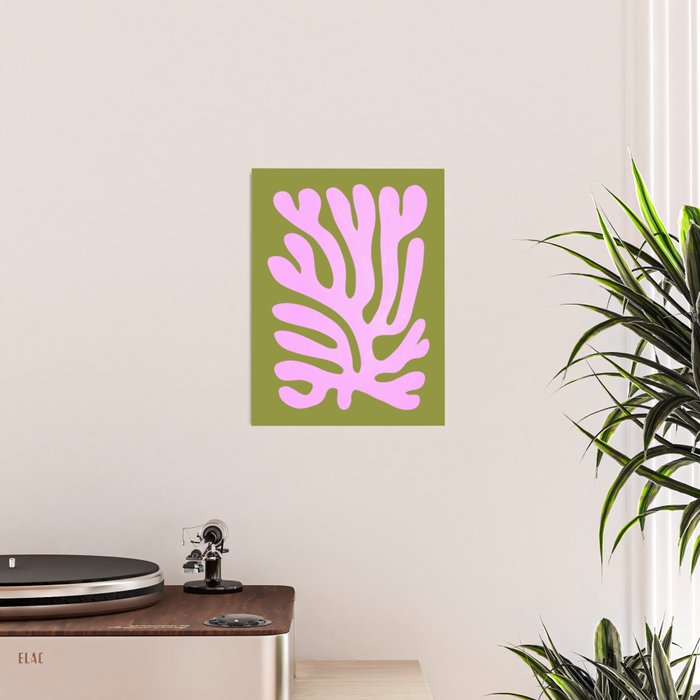 Wasabi & Lavender: Matisse Paper Cutouts 05 Poster Gallery Image 2