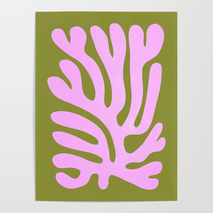 Wasabi & Lavender: Matisse Paper Cutouts 05 Poster Gallery Image 1