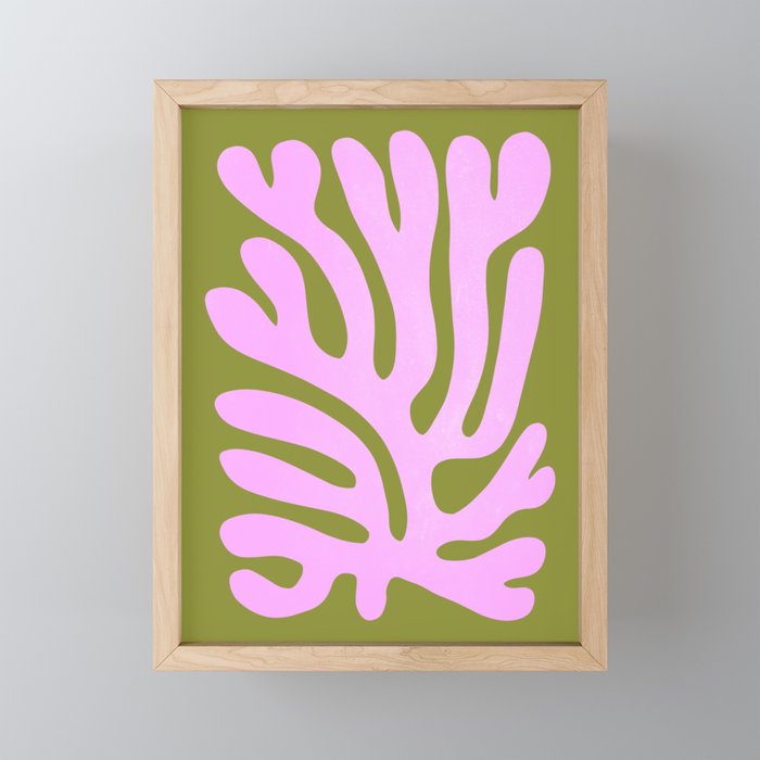 Wasabi & Lavender: Matisse Paper Cutouts 05 Mini Art Print Gallery Image 1