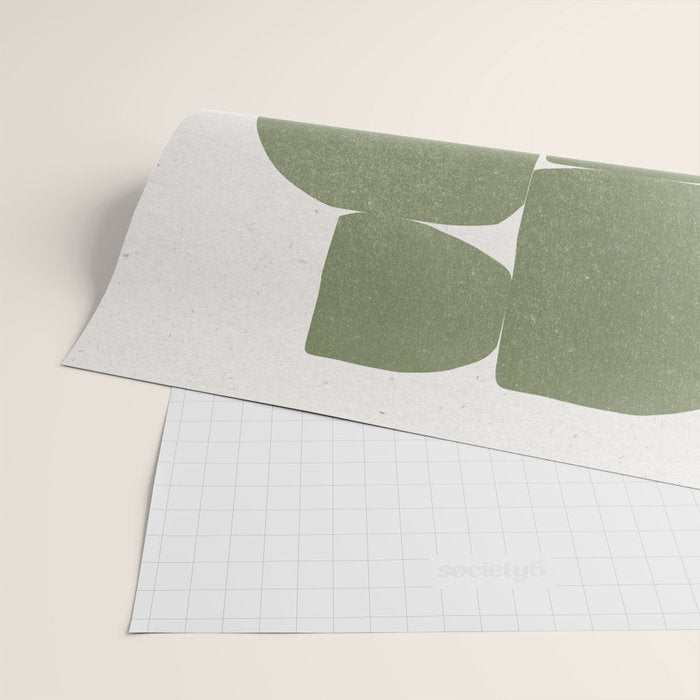 Green Stones Composition  Wrapping Paper Gallery Image 2