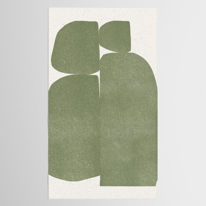 Green Stones Composition  Tablecloth Gallery Image 2